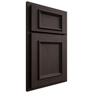 Shiloh Cabinetry Partial Overlay Charleston White Oak Rift Cut Morel Door