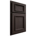 Shiloh Cabinetry Partial Overlay Charleston White Oak Rift Cut Morel Door