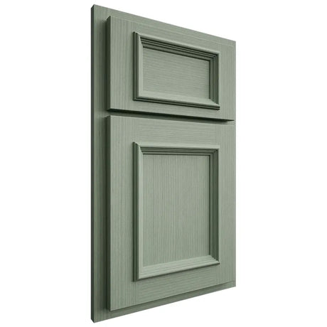 Shiloh Cabinetry Partial Overlay Charleston White Oak Rift Cut Moss Door