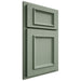 Shiloh Cabinetry Partial Overlay Charleston White Oak Rift Cut Moss Door