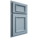 Shiloh Cabinetry Partial Overlay Charleston White Oak Rift Cut Sky Door