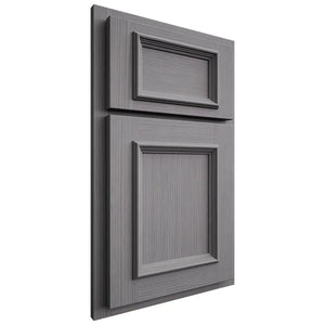 Shiloh Cabinetry Partial Overlay Charleston White Oak Rift Cut Sterling Door