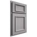 Shiloh Cabinetry Partial Overlay Charleston White Oak Rift Cut Stratus Door