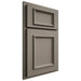 Shiloh Cabinetry Partial Overlay Charleston White Oak Rift Cut Thyme Door
