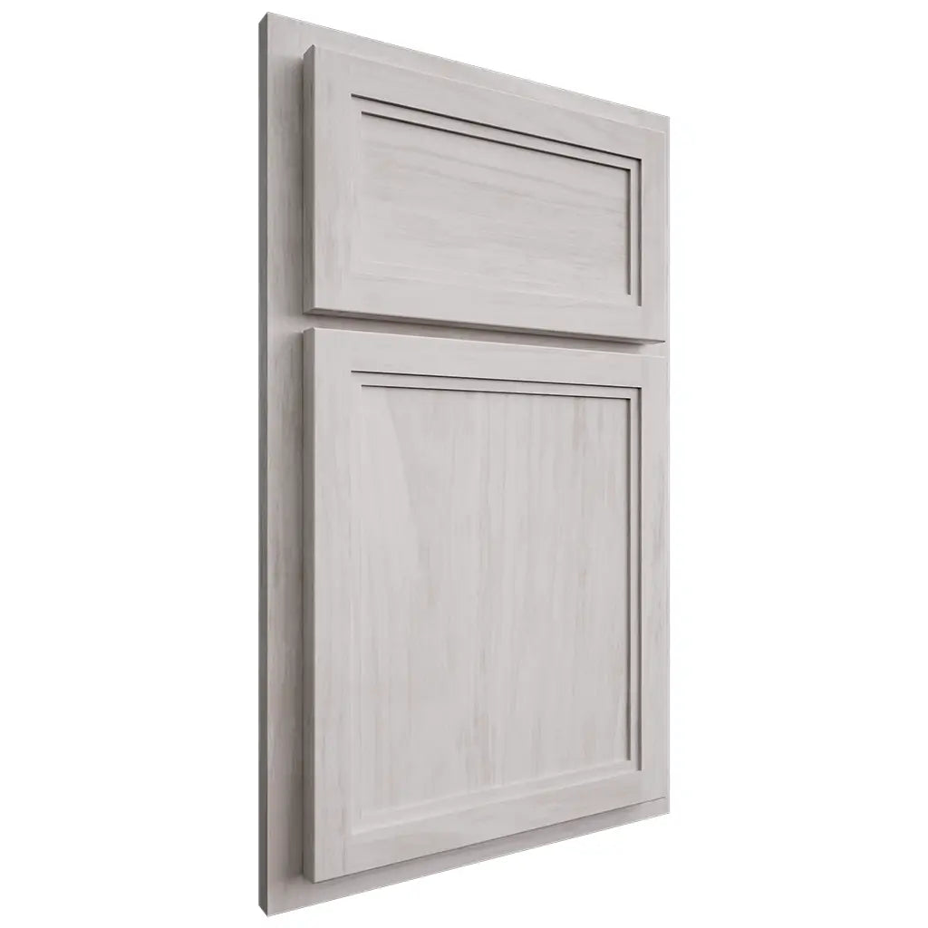 Shiloh Cabinetry Partial Overlay Concord Alder Plain Cut Cotton Door