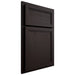 Shiloh Cabinetry Partial Overlay Concord Alder Plain Cut Espresso Door