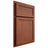 Shiloh Cabinetry Partial Overlay Concord Alder Plain Cut Sierra Door