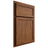 Shiloh Cabinetry Partial Overlay Concord Cherry Plain Cut Carob Door