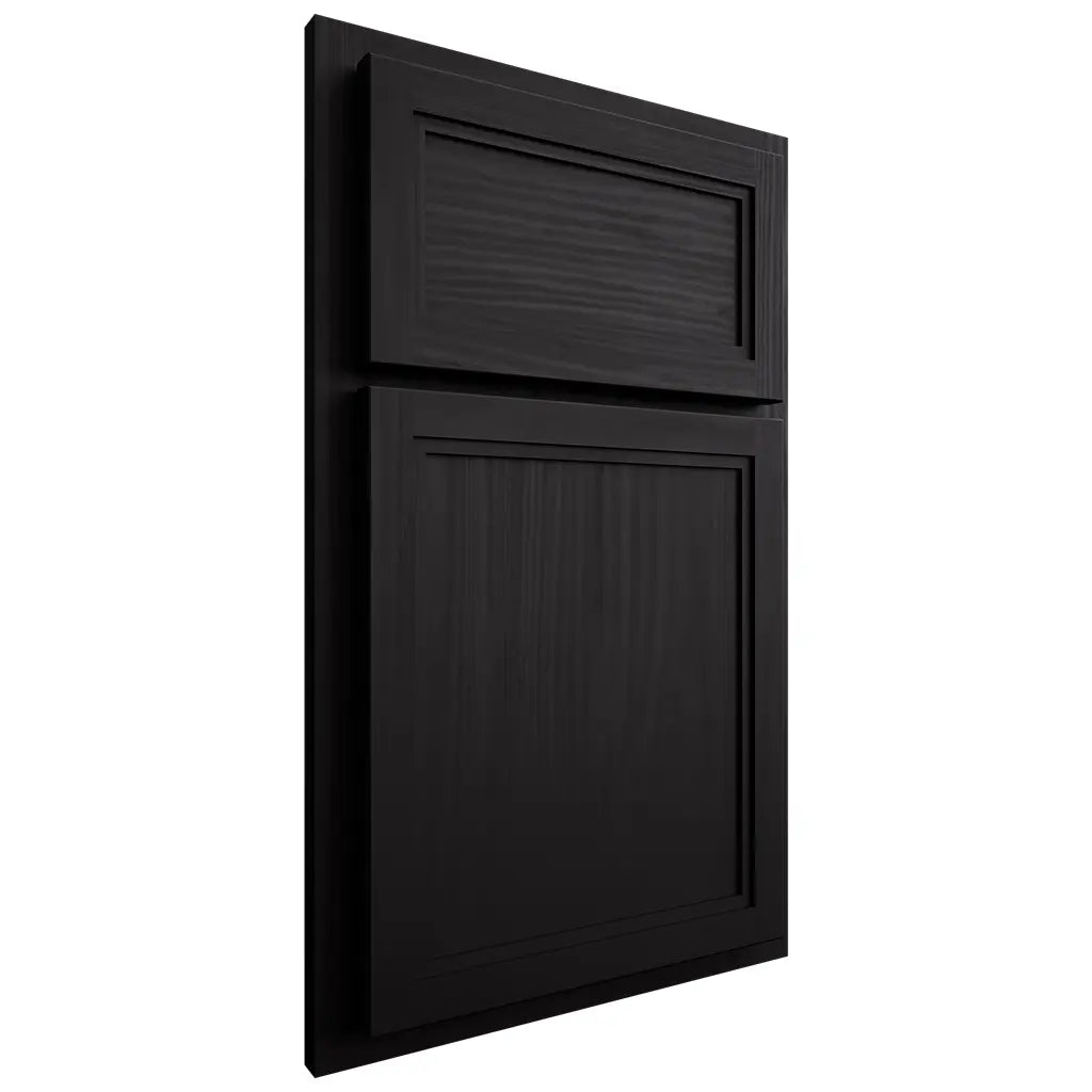 Shiloh Cabinetry Partial Overlay Concord Cherry Plain Cut Espresso Door