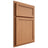 Shiloh Cabinetry Partial Overlay Concord Cherry Plain Cut Natural Door