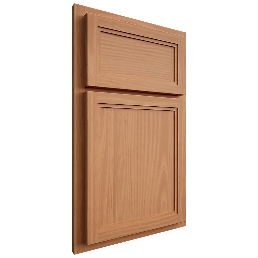Shiloh Cabinetry Partial Overlay Concord Cherry Plain Cut Natural Door