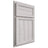 Shiloh Cabinetry Partial Overlay Concord Hickory Plain Cut Cotton Door