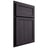 Shiloh Cabinetry Partial Overlay Concord Hickory Plain Cut Harbor Door