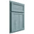 Shiloh Cabinetry Partial Overlay Concord Hickory Plain Cut Sky Door