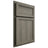 Shiloh Cabinetry Partial Overlay Concord Hickory Plain Cut Thyme Door