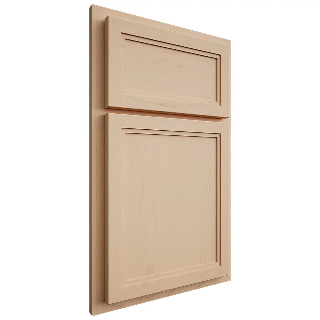 Shiloh Cabinetry Partial Overlay Concord Maple Plain Cut Natural Door