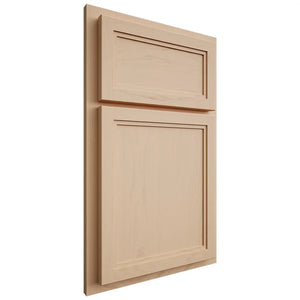 Shiloh Cabinetry Partial Overlay Concord Maple Plain Cut Natural Door