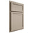 Shiloh Cabinetry Partial Overlay Concord Maple Plain Cut Pebble Door