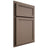 Shiloh Cabinetry Partial Overlay Concord Maple Plain Cut Rockbridge Door