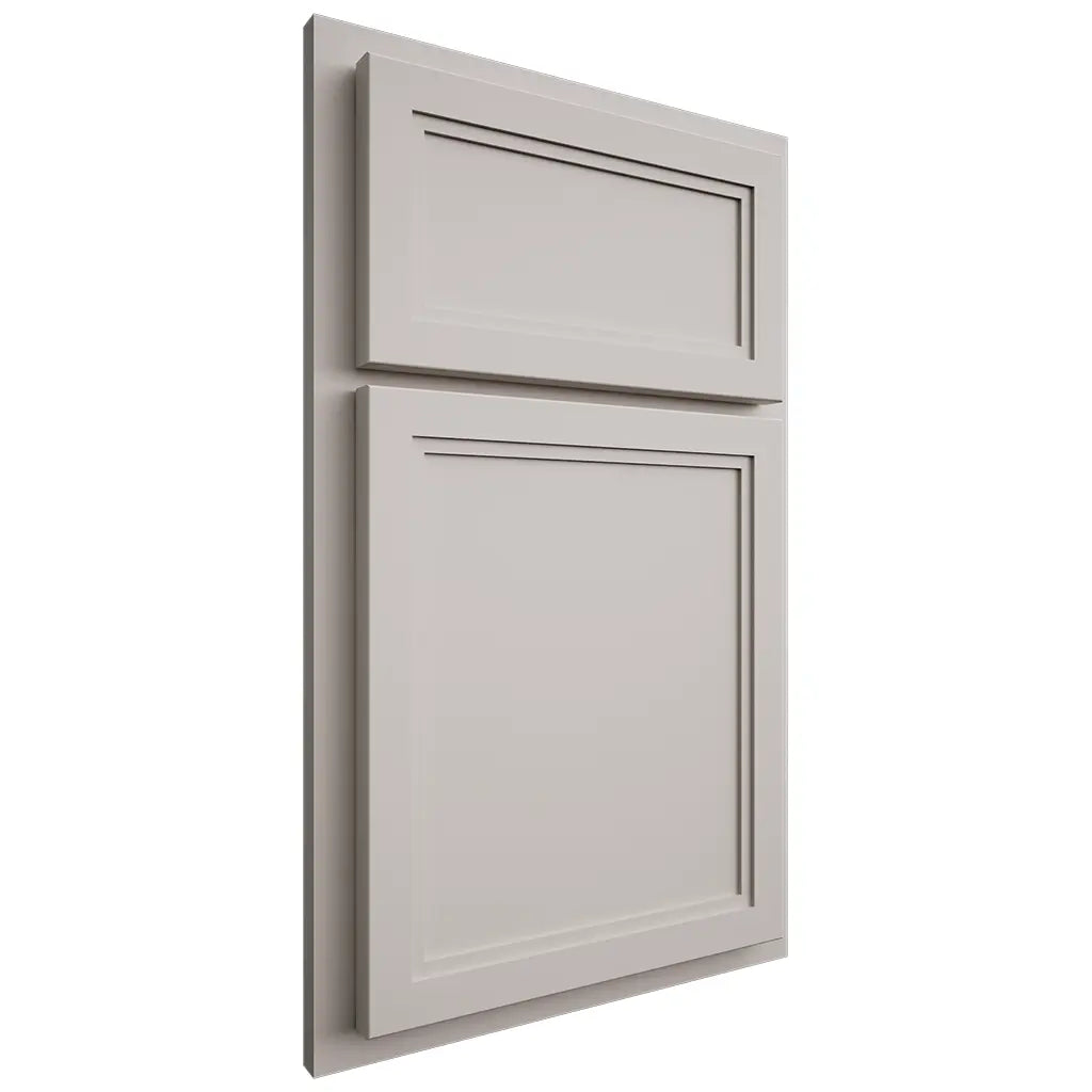 Shiloh Cabinetry Partial Overlay Concord Paintable Amazing Gray Door