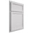 Shiloh Cabinetry Partial Overlay Concord Paintable Arctic Door