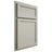 Shiloh Cabinetry Partial Overlay Concord Paintable Clary Sage Door