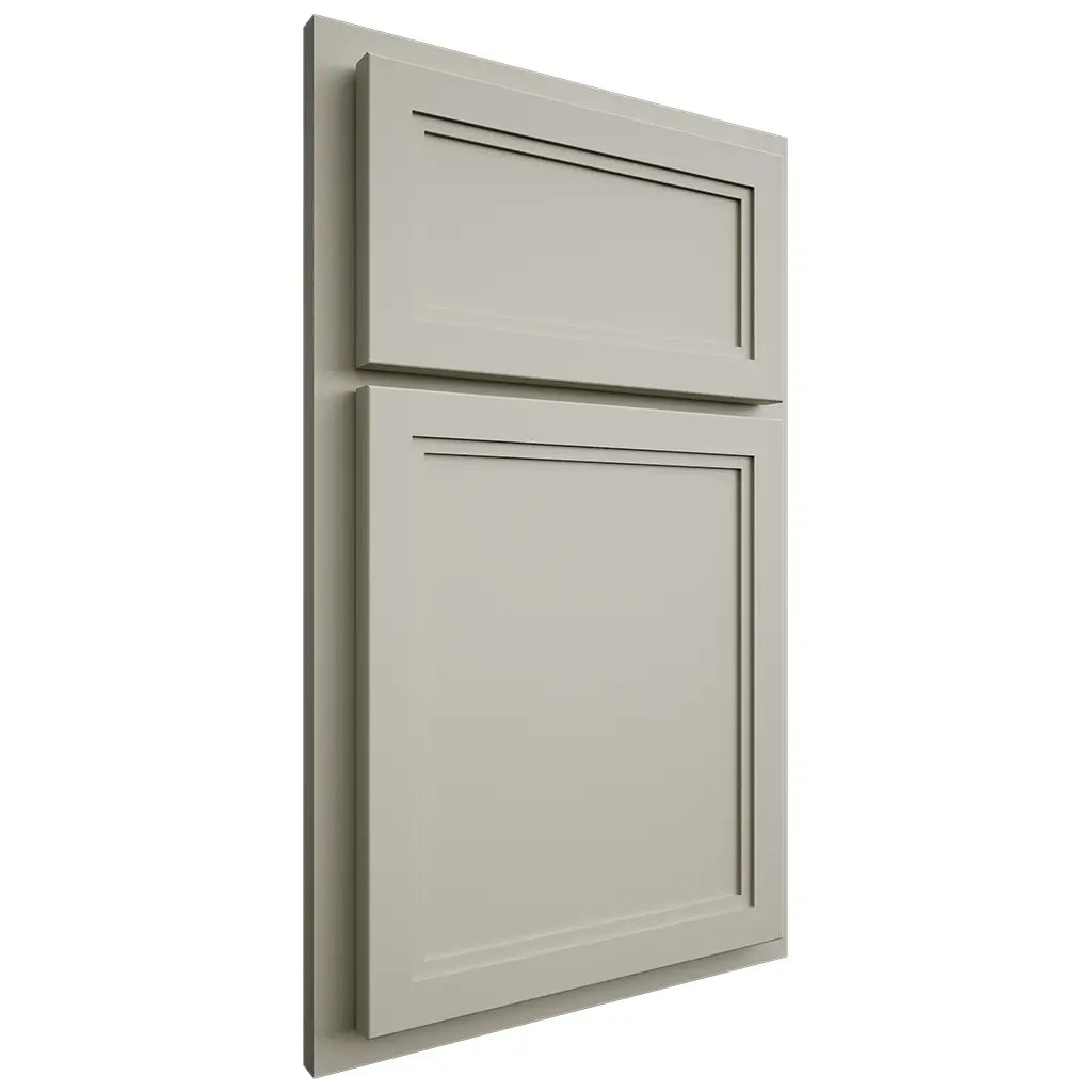 Shiloh Cabinetry Partial Overlay Concord Paintable Clary Sage Door