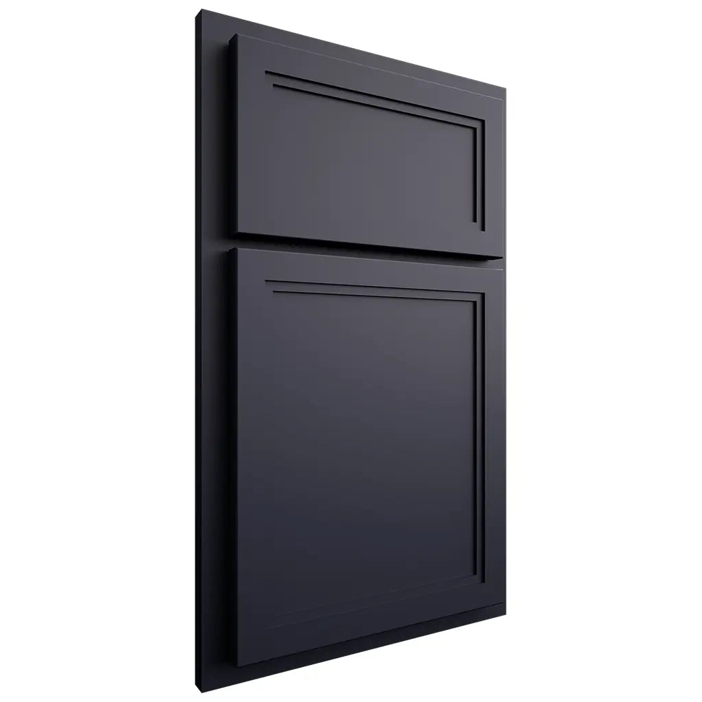 Shiloh Cabinetry Partial Overlay Concord Paintable Hale Navy Door