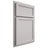 Shiloh Cabinetry Partial Overlay Concord Paintable Light French Gray Door