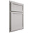 Shiloh Cabinetry Partial Overlay Concord Paintable Mindful Gray Door