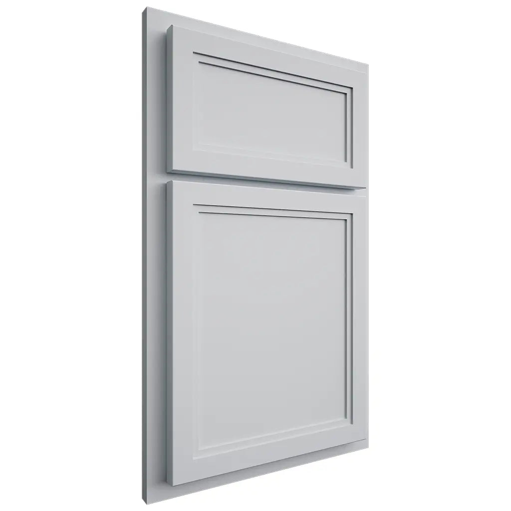 Shiloh Cabinetry Partial Overlay Concord Paintable Niebla Azul Door