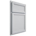 Shiloh Cabinetry Partial Overlay Concord Paintable Niebla Azul Door