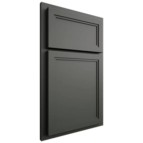 Shiloh Cabinetry Partial Overlay Concord Paintable Pewter Green Door
