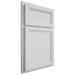 Shiloh Cabinetry Partial Overlay Concord Paintable Pure White Door