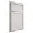 Shiloh Cabinetry Partial Overlay Concord Paintable Soft White Door