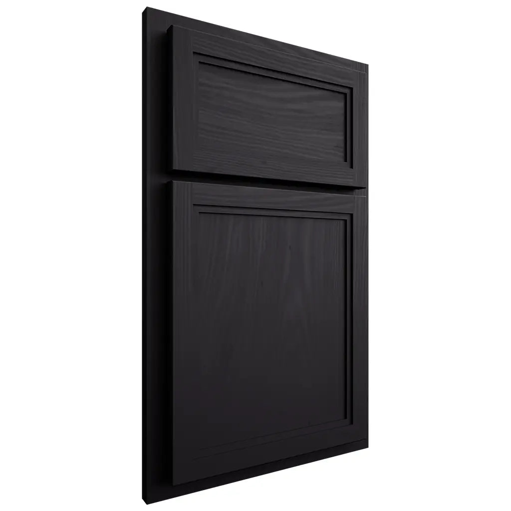 Shiloh Cabinetry Partial Overlay Concord Poplar Plain Cut Harbor Door