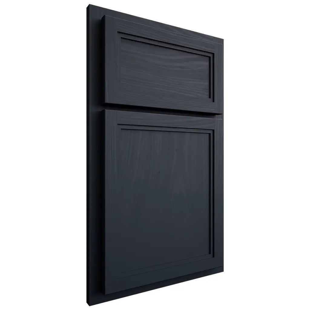 Shiloh Cabinetry Partial Overlay Concord Poplar Plain Cut Hudson Door