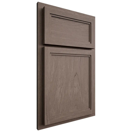 Shiloh Cabinetry Partial Overlay Concord Poplar Plain Cut River Rock Door