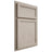 Shiloh Cabinetry Partial Overlay Concord Poplar Plain Cut Seagull Door