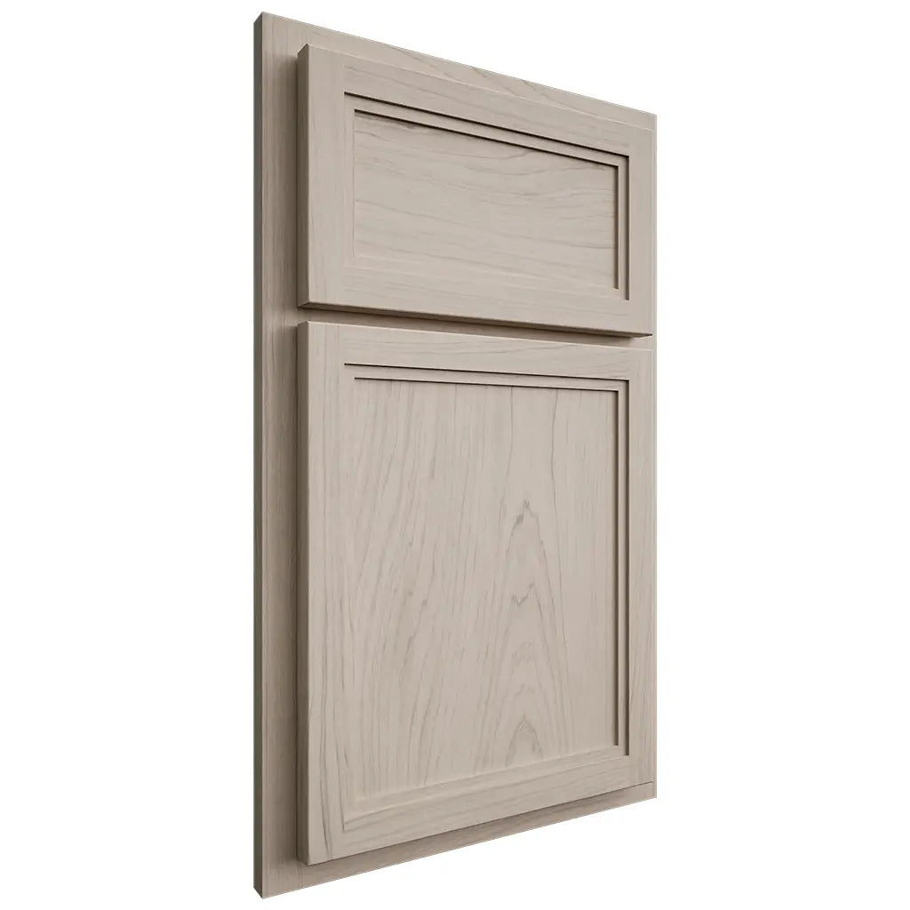 Shiloh Cabinetry Partial Overlay Concord Poplar Plain Cut Seagull Door