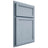 Shiloh Cabinetry Partial Overlay Concord Poplar Plain Cut Sky Door
