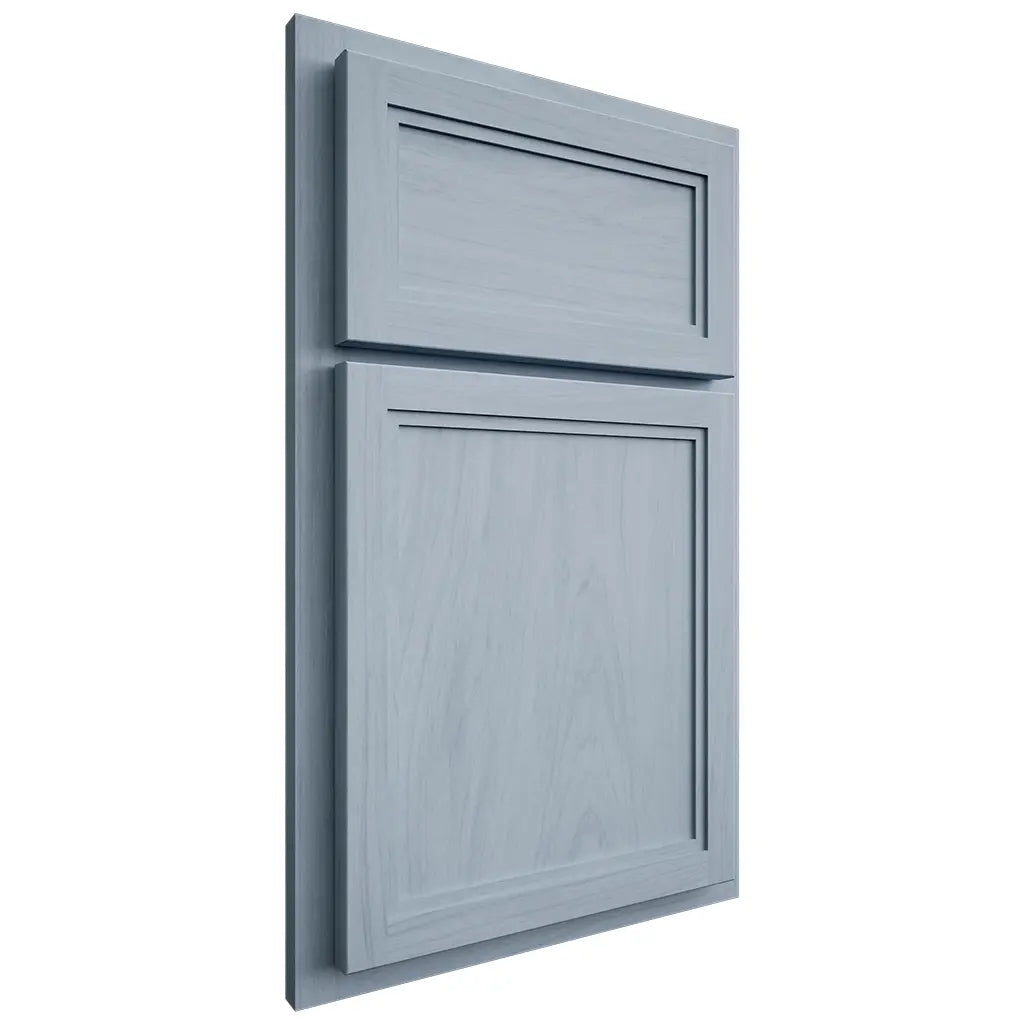 Shiloh Cabinetry Partial Overlay Concord Poplar Plain Cut Sky Door