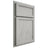 Shiloh Cabinetry Partial Overlay Concord Poplar Plain Cut Stratus Door