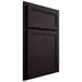 Shiloh Cabinetry Partial Overlay Concord Red Oak Plain Cut Espresso Door