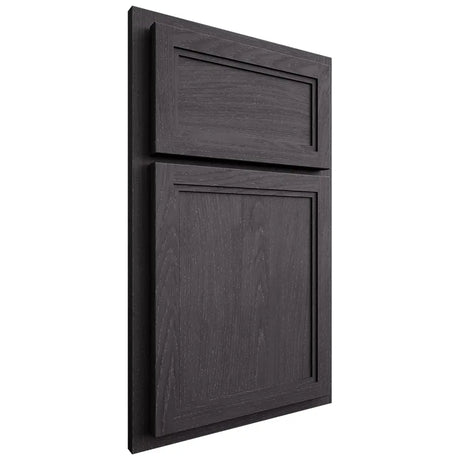 Shiloh Cabinetry Partial Overlay Concord Red Oak Plain Cut Harbor Door