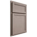 Shiloh Cabinetry Partial Overlay Concord Red Oak Plain Cut Sterling Door