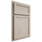 Shiloh Cabinetry Partial Overlay Concord Walnut Plain Cut Seagull Door