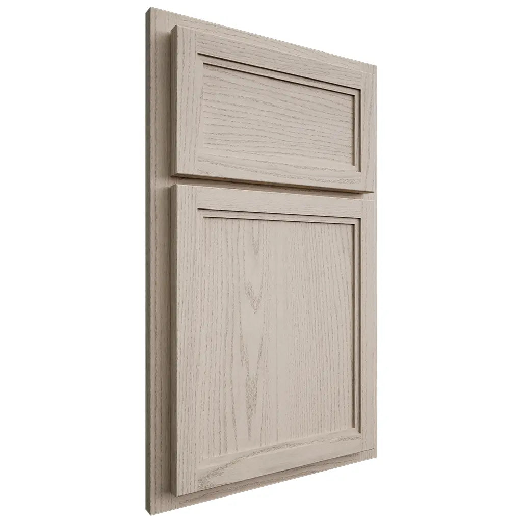 Shiloh Cabinetry Partial Overlay Concord Walnut Plain Cut Seagull Door