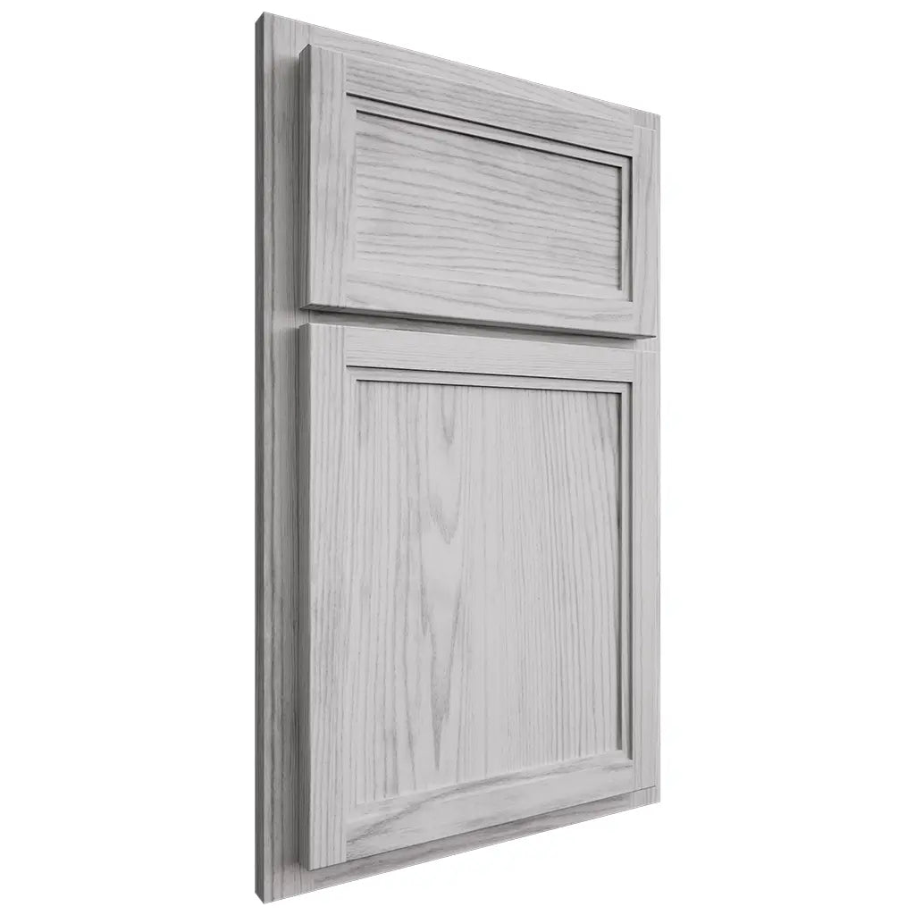 Shiloh Cabinetry Partial Overlay Concord Walnut Plain Cut Stratus Door