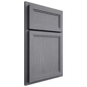 Shiloh Cabinetry Partial Overlay Concord White Oak Plain Cut Cadet Door